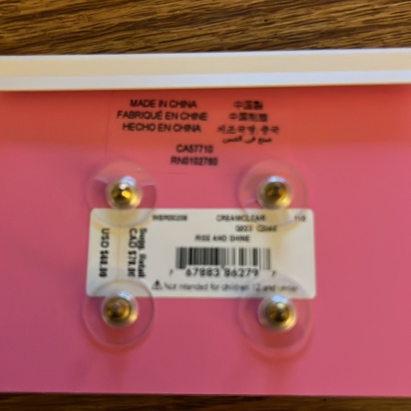 Kate Spade Costume jewelry- 2 pair of earring - Picture 4 of 4